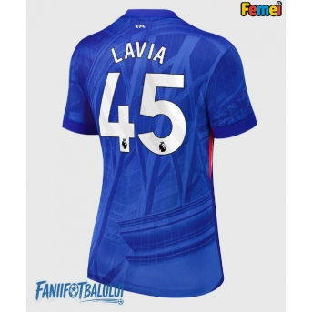 Chelsea Romeo Lavia #45 Tricou Fotbal Replică 2025-26 Femei Acasa